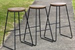 3 bar stools (3)
