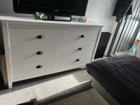 1 Double bed And Double mattress, 1 Sofa bed, 1 coffee table, 3 tier w...