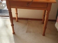 Table, cabinet and stool, Small tsble, Stool
