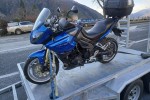 Motorcycle triumph tiger 1050