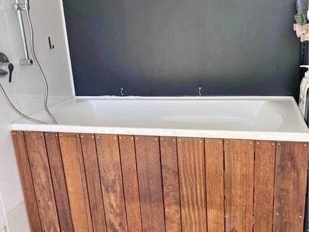 Frame bath tub