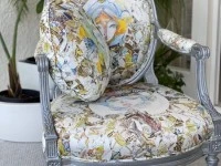 Stylish wing chair