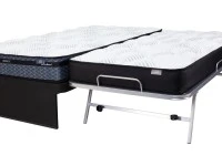 2x Trundler bed set king single with base + single pullout