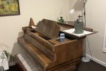 Walnut wood piano