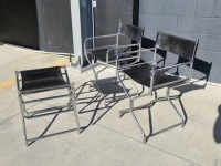 Mid Century directors chairs & stool