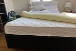 Double bed with mattress