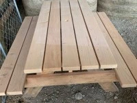 Macrocarpa picnic table