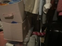 Boxes of clothes