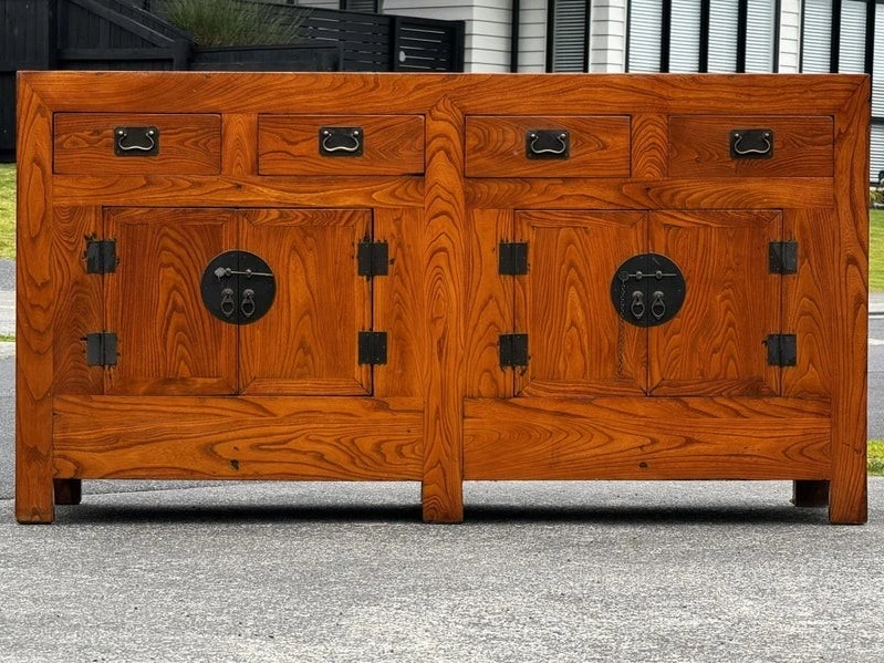 $1 reserve! absolutely stunning indonesian solid rosewood sideboard!