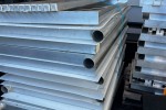 2 metre long aluminium panels for sports area