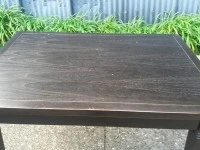 Black Wooden Dining Table