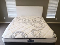 King size mattress, split base and headboard