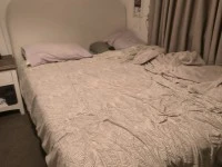 Double bed, Headboard, Mirror stand