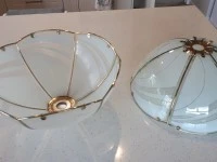 Two Tiffany light shades