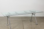 Glass top table