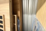 Sauna dismantled