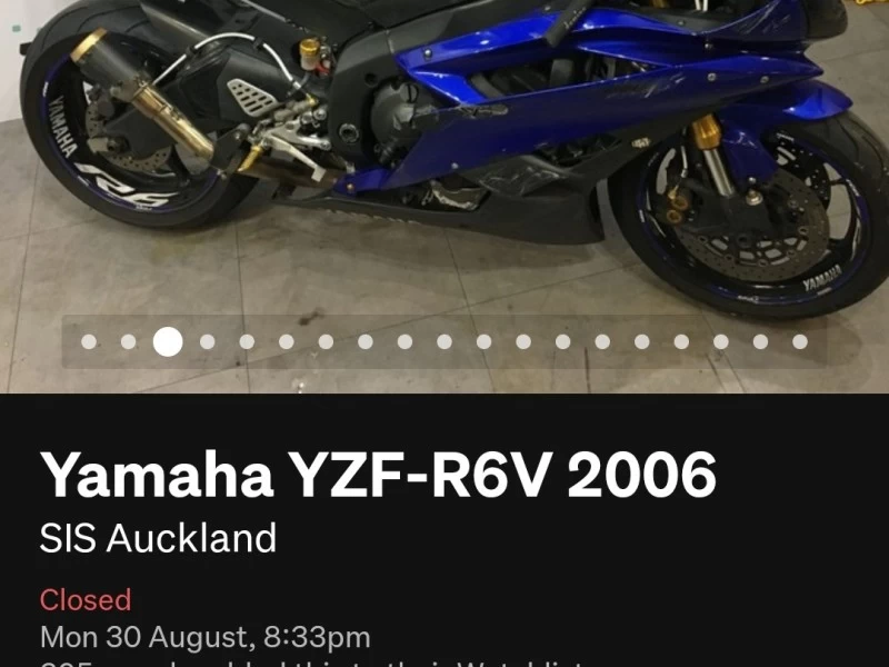 Motorcycle Yamaha Yamaha 2006 YZF R6