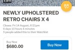 4 retro dining chair