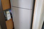 Standard fridge freezer, washing machine and wall unit 6ft high and a ...