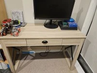 Single King Bed + Mattress,  5 drawer tallboy x2, 120 cm office desk x...