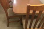 Dining table, Dining chair, Dining chair, Dining chair, Dining chair