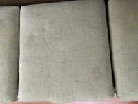Vintage 60s-70s green vinyl three/four seater couch