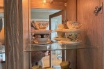 Glass china display cabinet