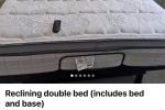 Double electric bed