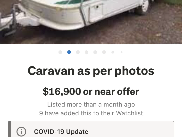2 berth caravan