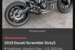 Motorcycle Ducati Sixty 2