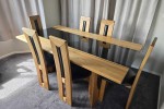 Dining table and 6 chairs, 6 dining chairs