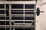 Smith machine/leg squat