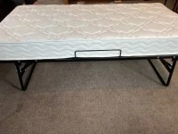 King single bed + mattress and single trundler + mattress