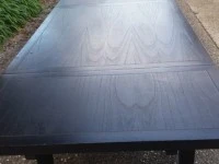 Black Wooden Dining Table