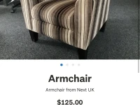 Chair, Footstool, Chair