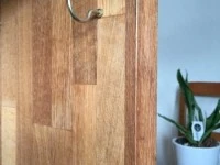 Solid American Oak Bar Leaner Set