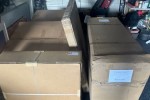 7 large boxes, 1 135 x 80 x 55 44kg, 2 85 x 85 x 85 3 150. 120 x 10 26...