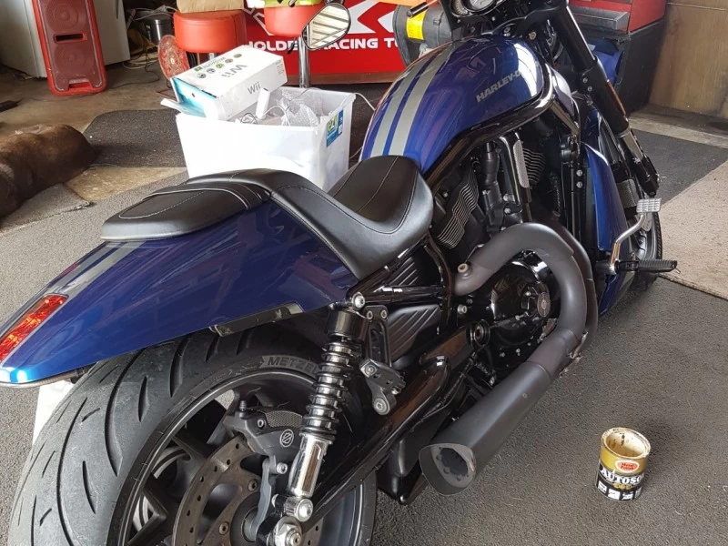 Motorcycle Harley davidson Vrod night rod