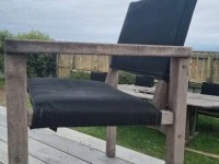 Kwilla outdoor 8 seater dining table and chairs