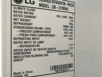 LG 310L Fridge Freezer