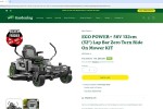 EGO POWER+ 132cm 52” Z6 Zero Turn Riding Mower, Lithium battery powere...