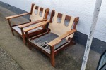 X2 wooden chairs