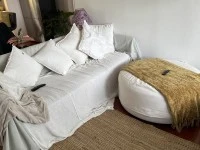 Queen size mattress, Fridge, Tv stand, 3 seater couch, Ottoman, Queen ...