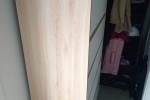 Wood/white chest of drawers