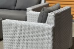 STANDOUT FREEDOM FURNITURE RATTAN & ALUMINIUM OUTDOOR LOUNGE SETTING, ...