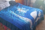Double bed with base, Double bed with base, Mirror, Big Bluetooth spea...