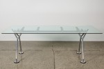 Glass top table