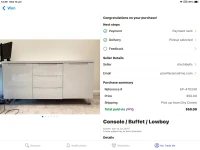 1 Wood buffet