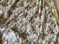 Heavy lined curtains