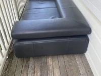 Italian leather couch